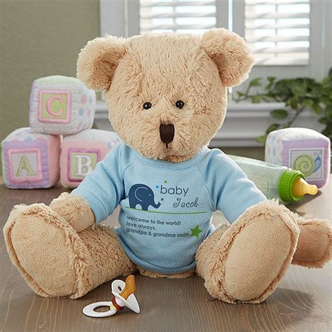 Personalized Plush Baby Teddy Bears