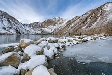 Winter At Convict Lake, California Free Stock Photo - Public Domain ...