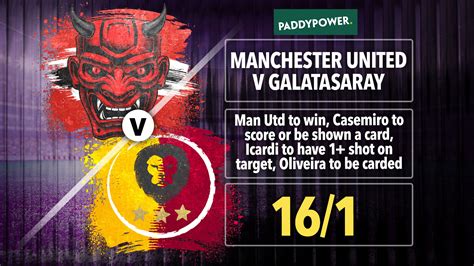 Manchester United v Galatasaray 16/1 Bet Builder: Get Man Utd to win ...