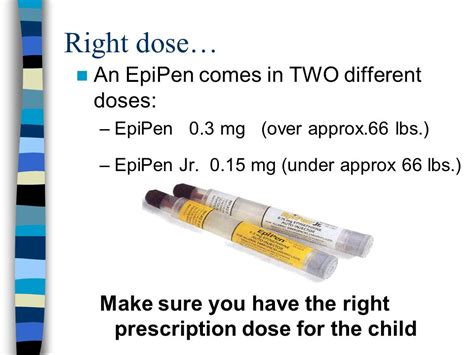 Epipen Dosage Chart: A Visual Reference of Charts | Chart Master