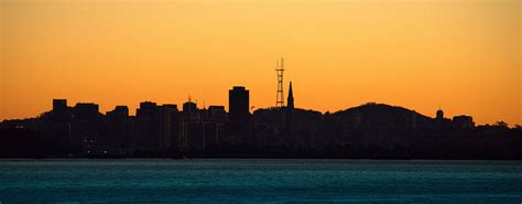 San Francisco Skyline Silhouette Photograph by Lori Seaman - Fine Art ...