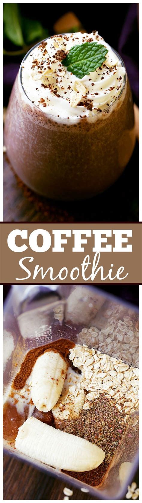 Coffee Smoothie Recipe | Diethood | Mat og helse, Mat og drikke, Sunn mat