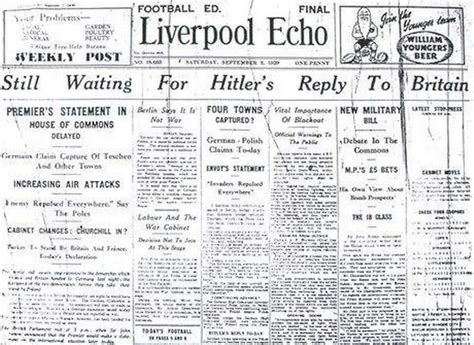 Story of the Liverpool ECHO: Famous front pages from our history ...