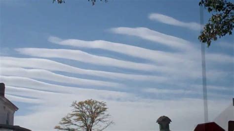 Strange Clouds - mares' tails / earthquake clouds / Stratocumulus undulatus - YouTube