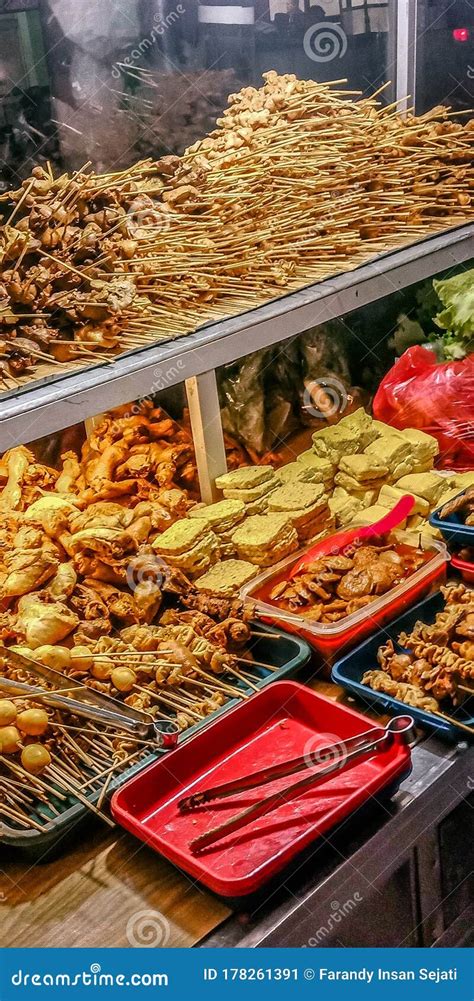 Tempting Indonesian Street Food on Market Stock Image - Image of market, dish: 178261391