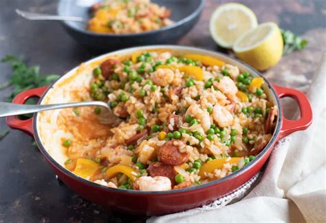 Easy Prawn & Chorizo Paella - Effortless Foodie