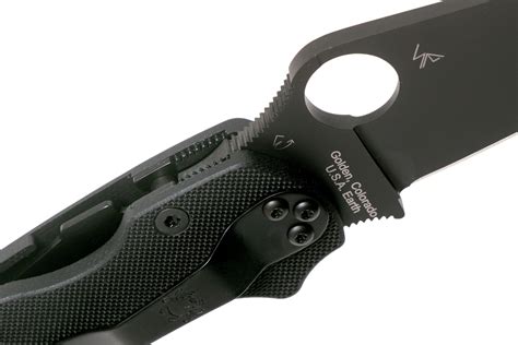 Spyderco Paramilitary 2 Black C81GPBK2 pocket knife | Advantageously ...