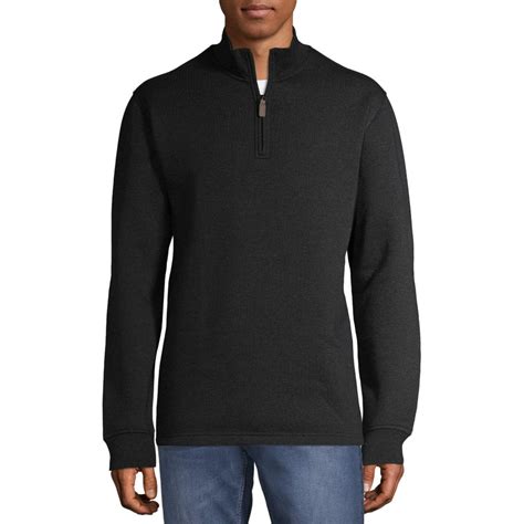 GEORGE - George Men's and Big Men's Quarter Zip Fleece, up to Size 5XL ...