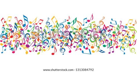 Decoration Concept Musical Event Banner Filled Stock Vector (Royalty ...