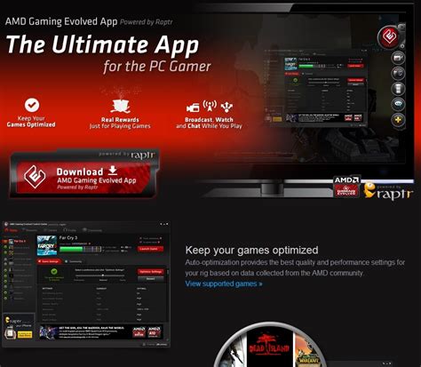 Optimize PC Games with AMD & Raptr’s New App!