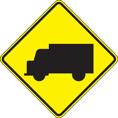 Crossing Sign: Truck (Symbol) (FRW456RA)