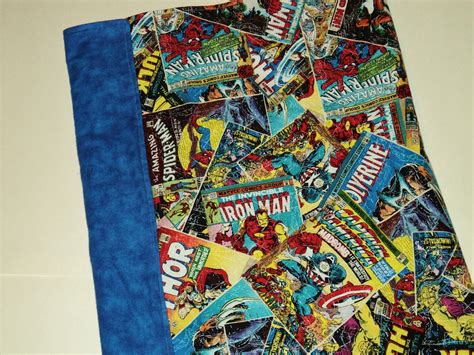 SUPERHERO BABY BLANKET Marvel Comics Blanket 28 by AuntBsBonnets