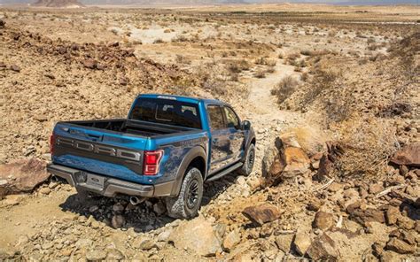 Download wallpapers 2020, Ford F-150 Raptor, rear view, exterior, american pickup truck, new ...