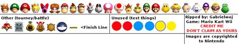 Download Mario Kart Wii game Sprites