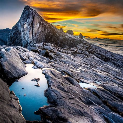 Mesmerizing Mount Kinabalu Sunrise Wall Art | Photography