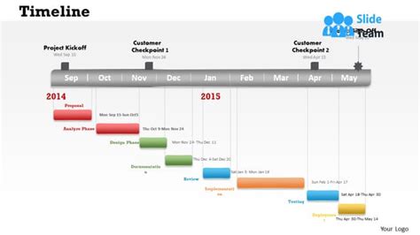 Regular Timeline Roadmap Diagram 0314