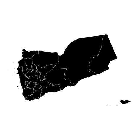 Administrative divisions of Yemen. Vector illustration. 26834484 Vector ...