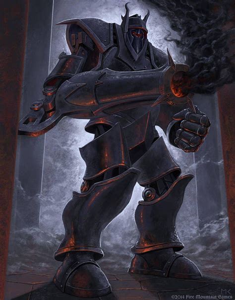 Cannon Golem by SpiralMagus | Dark fantasy art, Fantasy armor, Fantasy ...