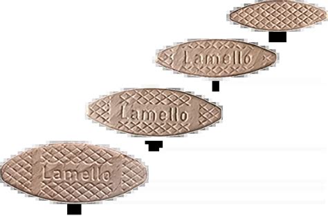 Lamello System beech wood biscuits for precise joinery