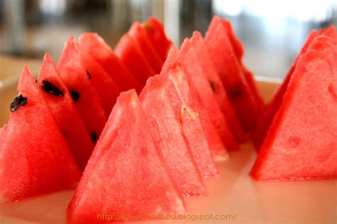 Food from all over the World: Triangular Watermelon