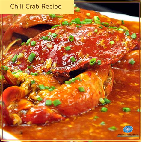 Chili Crab Recipe - AQUABEST SEAFOOD | Fresh Tilapia & Rainbow Trout