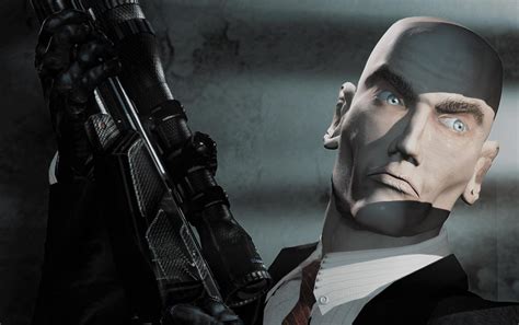 Agent 47’s face in this promotional CGI render for the first “Hitman ...