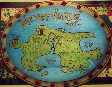 Neverland Map by Kristina-Henderson on DeviantArt