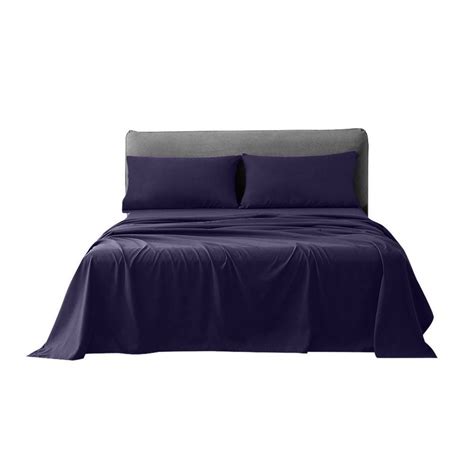 RV Queen Sheets easy to fit in RV-mattress upto 15 Inch Solid Navy Blue ...