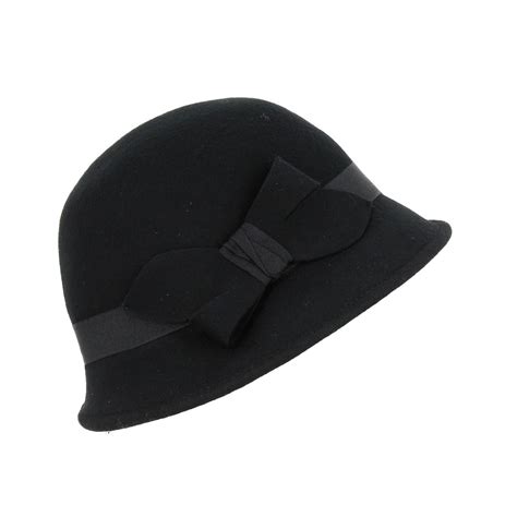 Chapeau Cloche Mélodie Noir - Traclet Reference : 18765 | Chapellerie ...