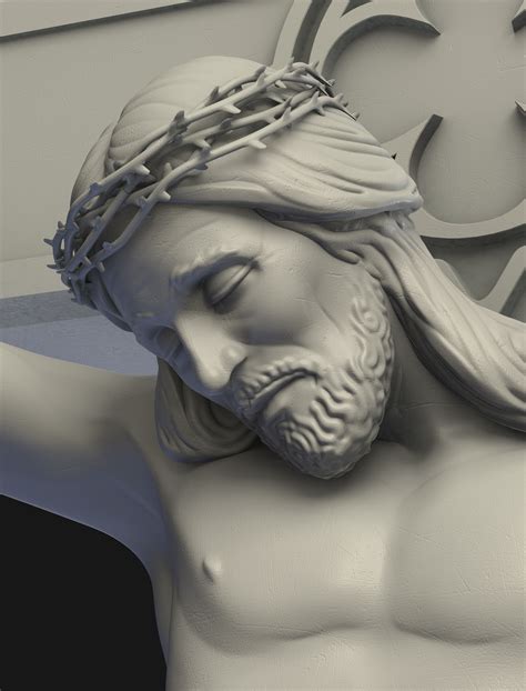 Jesus Christ on the cross 3D Model $69 - .obj .fbx .c4d .3ds - Free3D