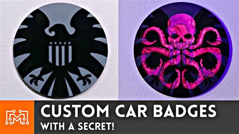 Custom Car Badges (WITH A SECRET) // How-To | I Like To Make Stuff ...