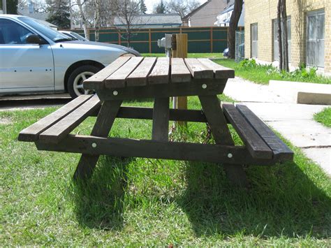 Repaired (Wonky) Picnic Table | Flickr - Photo Sharing!