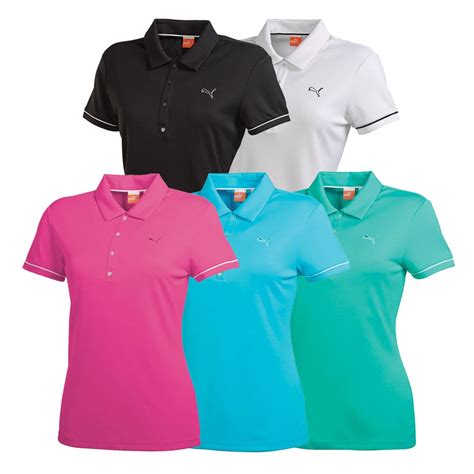 Women's PUMA Golf Tech Polo Golf Shirt - Discount Women's Golf Polos ...