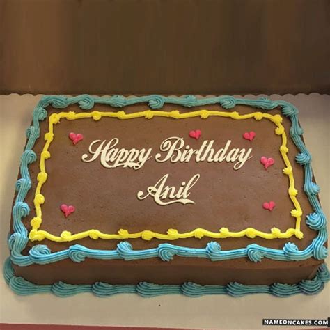 Happy Birthday anil Cake Images