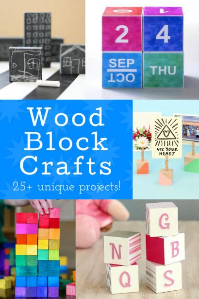 Wood Block Crafts (25+ Unique Ideas!) - Mod Podge Rocks