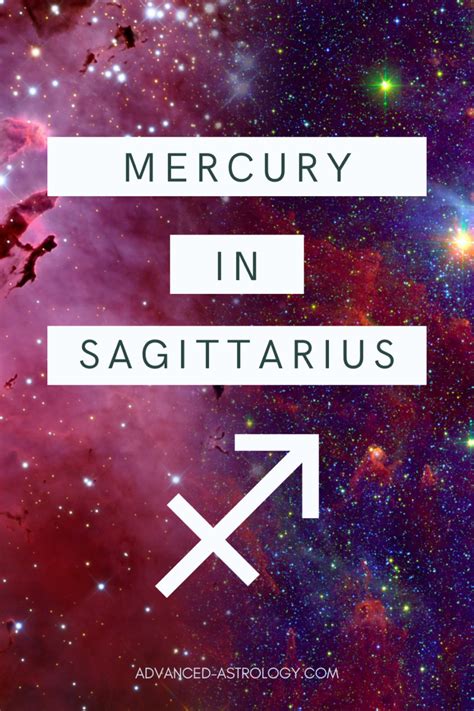 Mercury in Sagittarius Meaning in the Natal Chart - Astrology