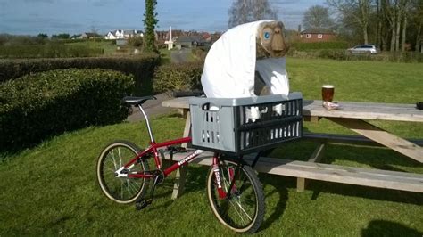 ET ride home - man recreates iconic movie bike and heads to pub | road.cc