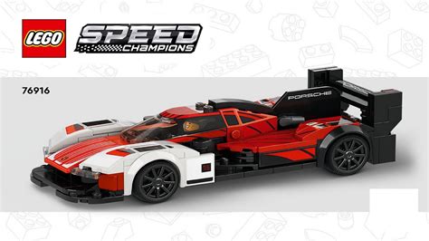 LEGO instructions - Speed Champions - 76916 - Porsche 963 - YouTube