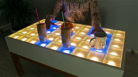 DIY Interactive LED Coffee Table - Arduino Project - YouTube