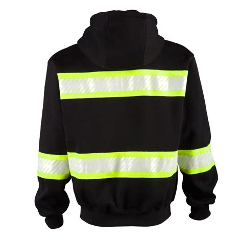 B310 Black High Visibility Hoodie, ANSI 107 Type O – ML Kishigo ...