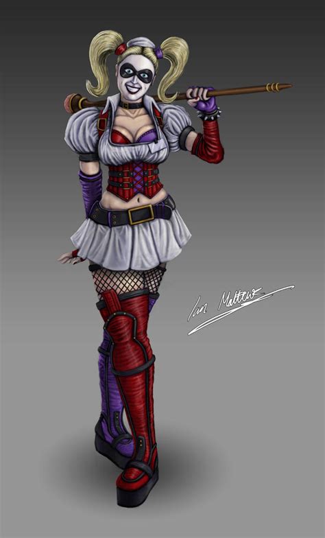 Harley Quinn Arkham Asylum by Alienweirdo on DeviantArt