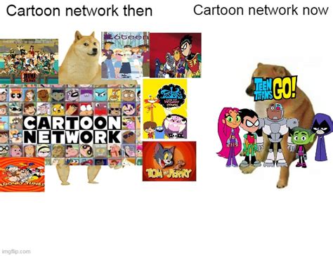 Cartoon network now then