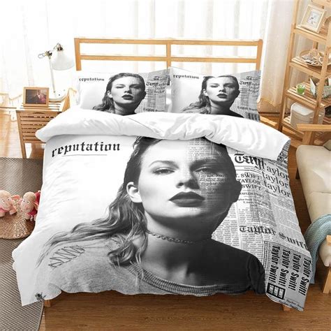 Taylor Swift Reputation Bedding Set For Fans Duvet Cover X Amp Pillow ...