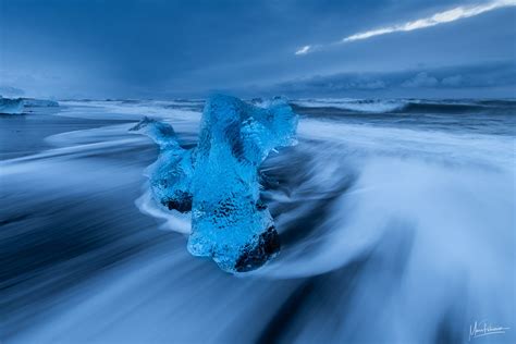 Diamond Beach Sunrise (Jokulsarlon Beach) Iceland, Iceland