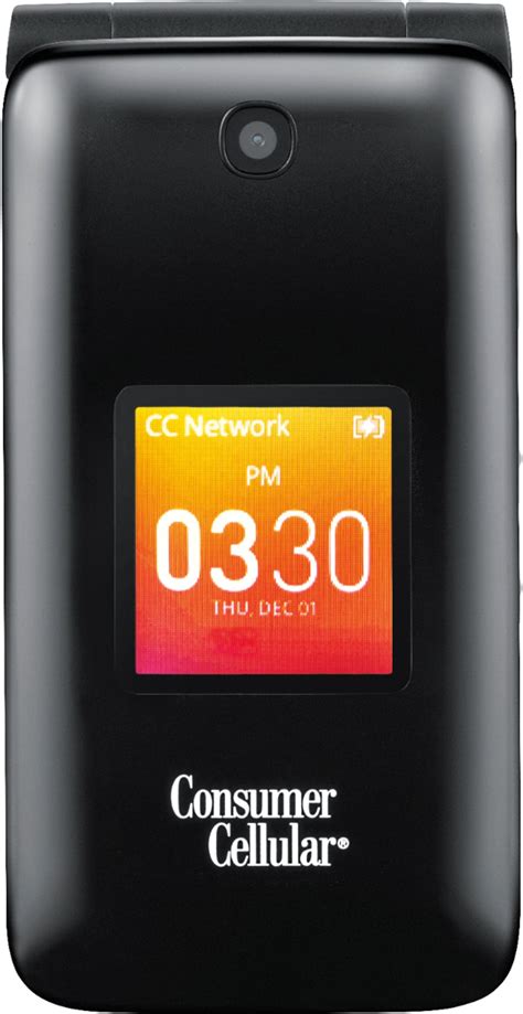 Best Buy: Alcatel Go Flip Cell Phone (Consumer Cellular) GO FLIP - BLACK