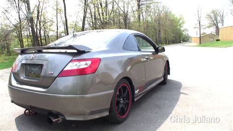 Civic SI 8th gen Exhaust - YouTube