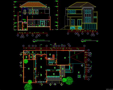 67 Desain Rumah Minimalis 2 Lantai Autocad | Desain Rumah Minimalis Terbaru