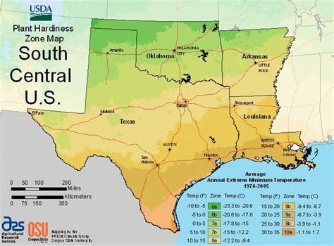 Texas Garden Zone Map | Printable Maps