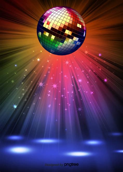 Night Club Disco Glowing Colorful Background Wallpaper Image For Free Download - Pngtree ...