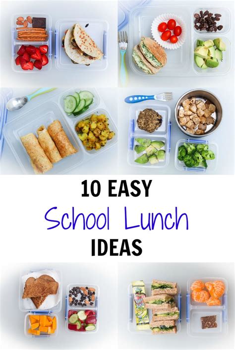 10 Easy School Lunch Ideas (Vegan) - Vegetarian Gastronomy